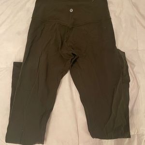 lululemon 28” align olive green leggings